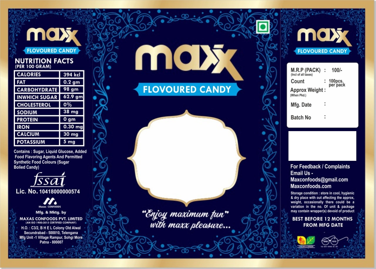 Maxx Flavored Candy